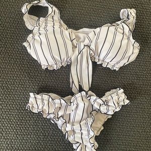 Striped bikini